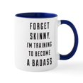 thumbnail image 1 of CafePress - Forget Skinny - 11 oz Ceramic Mug - Novelty Coffee Tea Cup, 1 of 4
