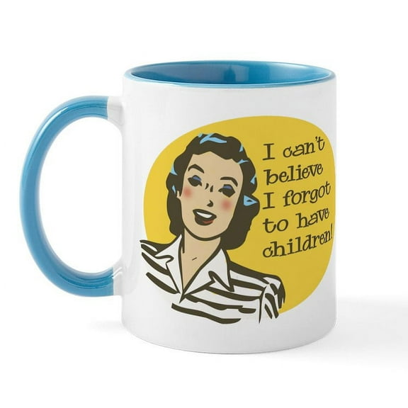 CafePress - Forgot To Have Children Mug - 11 oz Ceramic Mug - Novelty Coffee Tea Cup