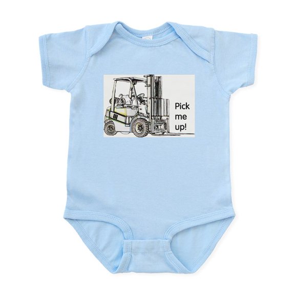 CafePress - Forklift Creeper - Baby Light Bodysuit, Size Newborn - 24 Months