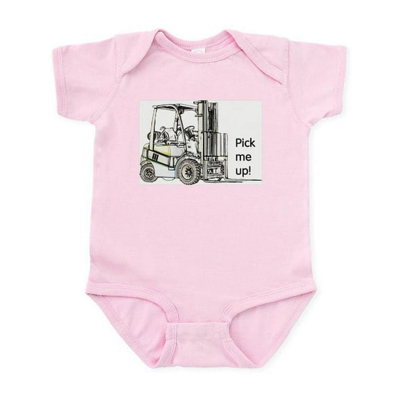 CafePress - Forklift Creeper - Baby Light Bodysuit, Size Newborn - 24 Months