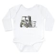 thumbnail image 1 of CafePress - Forklift Creeper Body Suit - Long Sleeve Cotton Baby Bodysuit, 1 of 4