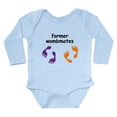thumbnail image 1 of CafePress - Former Wombmates (Purple/Orange) Body Suit - Long Sleeve Cotton Baby Bodysuit, 1 of 4