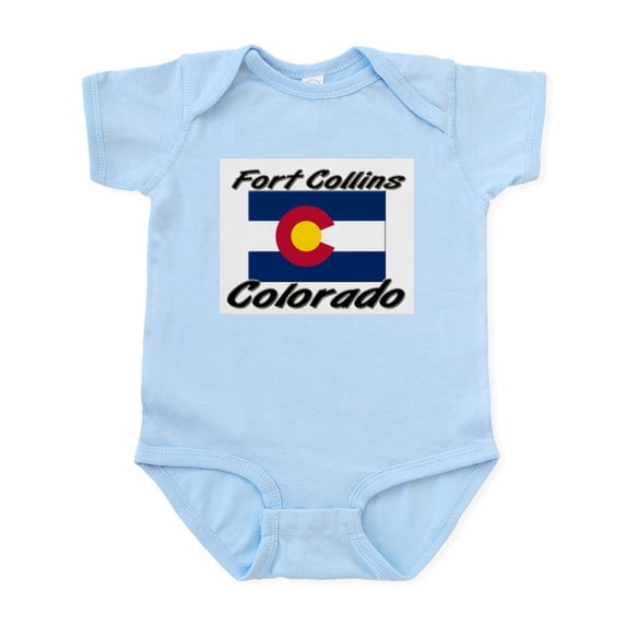 CafePress - Fort Collins Colorado Infant Bodysuit - Baby Light Bodysuit, Size Newborn - 24 Months