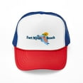 thumbnail image 1 of CafePress - Fort Myers Beach FL - Adjustable Unisex Printed Trucker Hat with Mesh Back, 1 of 10