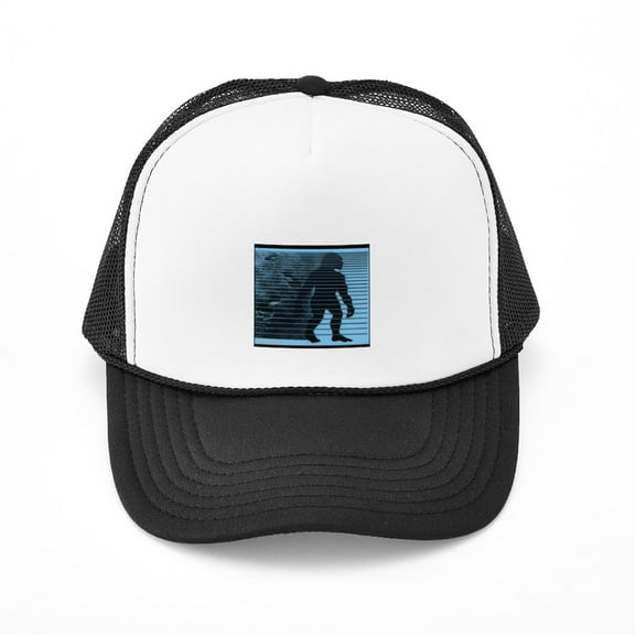 CafePress - Fortean Phenomena Sasquatch - Adjustable Unisex Printed Trucker Hat with Mesh Back