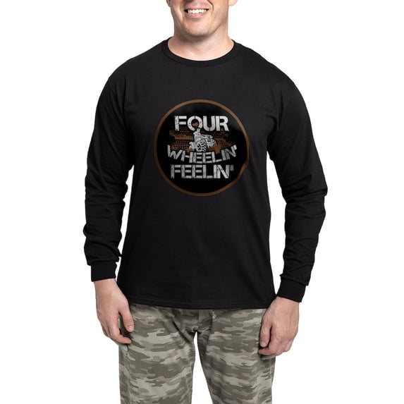 CafePress - Four Wheeling ATV Off Roading - Men's Long Sleeve Loose Fit Cotton Dark Pajama Set