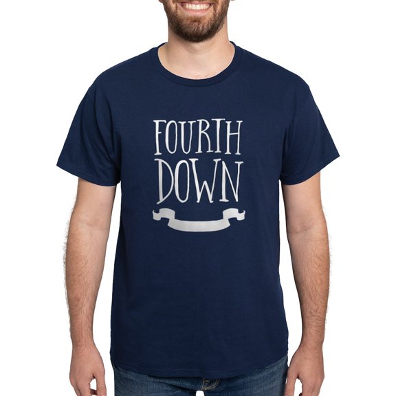 CafePress - Fourth Down Men's Value T Shirt - Men's Classic Graphic Cotton T-Shirt