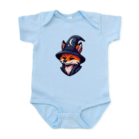 CafePress - Fox Wizard Magic Fantasy - Baby Light Bodysuit, Size Newborn - 24 Months