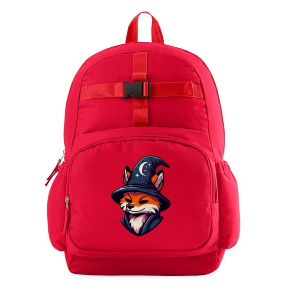CafePress - Fox Wizard Magic Fantasy - Cute School Travel Backpack