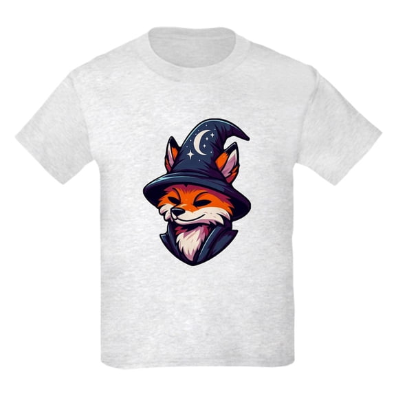 CafePress - Fox Wizard Magic Fantasy Kids T Shirt - Light Classic Kids Graphic, Short Sleeve T-Shirt, Sizes XS-XL