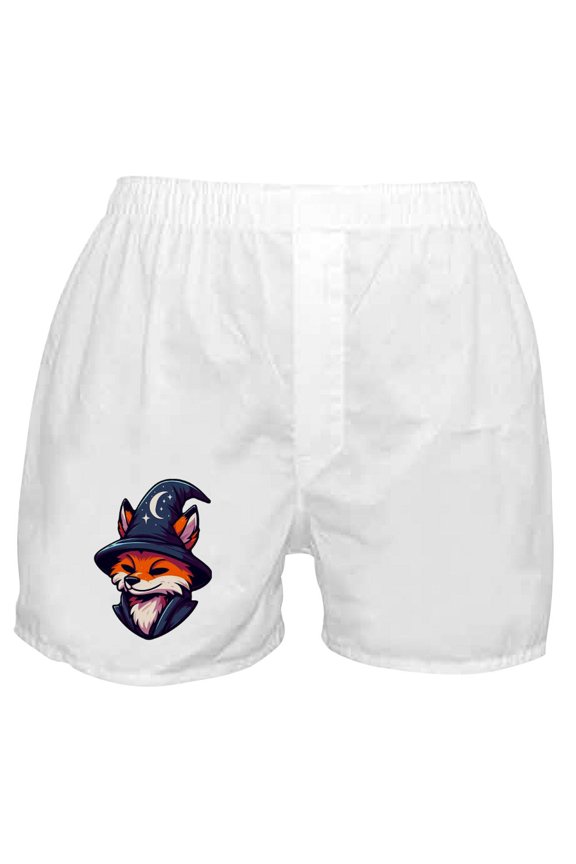 - Fox Wizard Magic Fantasy - Men's Novelty Boxer Shorts