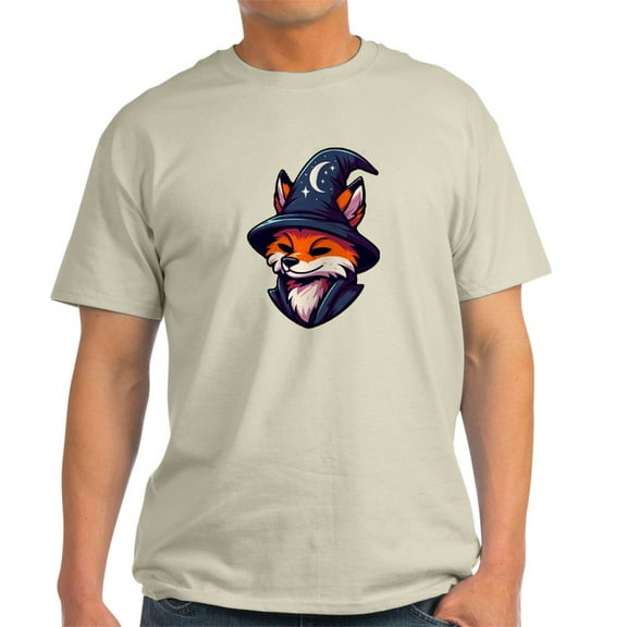 CafePress - Fox Wizard Magic Fantasy Men's Value T Shirt - Men's Classic Graphic T-Shirt