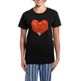 thumbnail image 1 of CafePress - Foxes Mate For Life Women's Dark Pajamas - Women's Short Sleeve Print T-Shirt and Pants Dark Cotton Pajama Set, 1 of 7