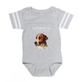 thumbnail image 1 of CafePress - Foxhound - Cute Infant Baby Football Bodysuit, 1 of 3