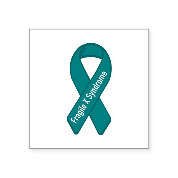 CafePress - Fragile X Syndrome - Square Sticker 3" x 3"