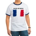 thumbnail image 1 of CafePress - France World Cup 2010 Ringer T - 100% Cotton Ringed T-Shirt, 1 of 5