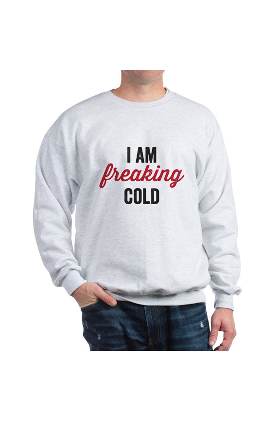 - Freaking Cold Sweatshirt - Crew Neck Sweatshirt