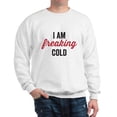 thumbnail image 1 of CafePress - Freaking Cold Sweatshirt - Crew Neck Sweatshirt, 1 of 4