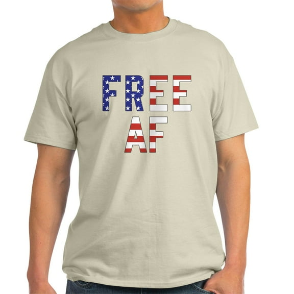 CafePress - Free AF Light T Shirt - Men's Classic Graphic T-Shirt