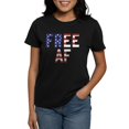 thumbnail image 1 of CafePress - Free AF Women's Classic T Shirt - Women's Traditional Fit Dark T-Shirt, 1 of 4