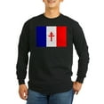 thumbnail image 1 of CafePress - Free French Forces Flag Long Sleeve Dark T Shirt - Long Sleeve Dark T-Shirt, 1 of 4