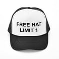 thumbnail image 1 of CafePress - Free Hat Limit 1 - Adjustable Unisex Printed Trucker Hat with Mesh Back, 1 of 8