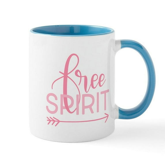 CafePress - Free Spirit - 11 oz Ceramic Mug - Novelty Coffee Tea Cup