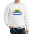 thumbnail image 1 of CafePress - Free Ukraine - Crew Neck Sweatshirt, 1 of 4