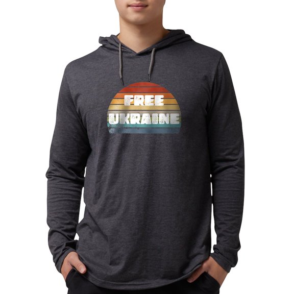 CafePress - Free Ukraine - Mens Hooded Shirt