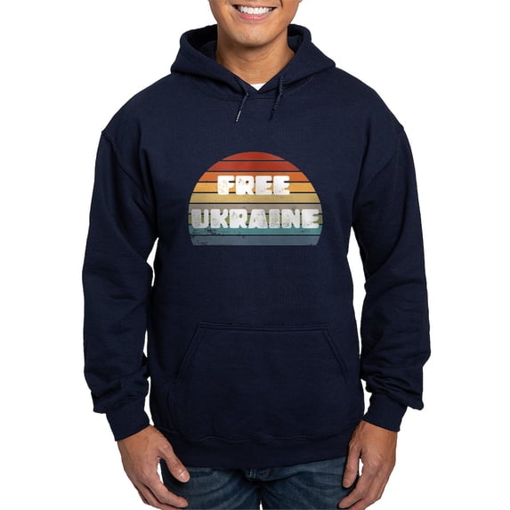 CafePress - Free Ukraine - Pullover Hoodie, Classic, Comfortable Hooded Sweatshirt