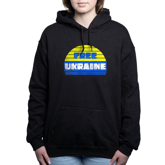 CafePress - Free Ukraine - Pullover Hoodie, Classic & Comfortable Hooded Sweatshirt