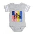 thumbnail image 1 of CafePress - Free Ukraine Stop War - Cute Infant Baby Football Bodysuit, 1 of 3