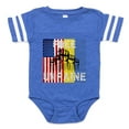 thumbnail image 1 of CafePress - Free Ukraine Stop War - Cute Infant Baby Football Bodysuit, 1 of 3