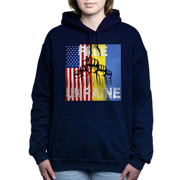 CafePress - Free Ukraine Stop War Sweatshirt - Pullover Hoodie, Classic & Comfortable Hooded Sweatshirt