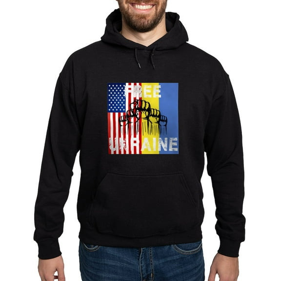 CafePress - Free Ukraine Stop War Sweatshirt - Pullover Hoodie, Classic, Comfortable Hooded Sweatshirt