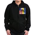 thumbnail image 1 of CafePress - Free Ukraine Stop War Sweatshirt - Zip Hoodie, Classic Hooded Sweatshirt with Metal Zipper, 1 of 4