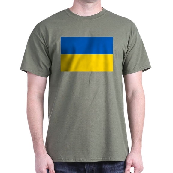 CafePress - Free Ukraine T Shirt - Men's Classic Graphic Cotton T-Shirt