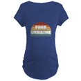 thumbnail image 1 of CafePress - Free Ukraine Women's Maternity T Shirt - Maternity Dark T-Shirt, 1 of 3