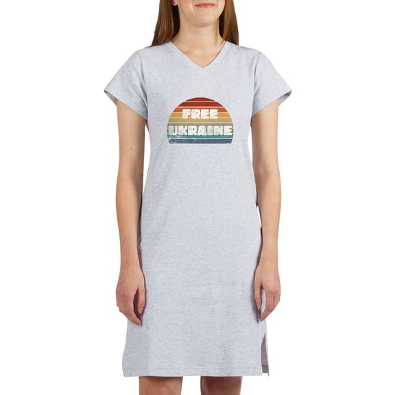CafePress - Free Ukraine - Women's Nightshirt