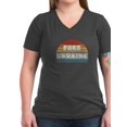 thumbnail image 1 of CafePress - Free Ukraine Women's V Neck T Shirt - Women's V-Neck Dark T-Shirt, 1 of 1