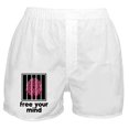 thumbnail image 1 of CafePress - Free Your Mind Boxer Shorts - Men's Novelty Boxer Shorts, 1 of 3