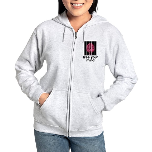 CafePress - Free Your Mind - Women's Zip Hoodie