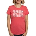 thumbnail image 1 of CafePress - Freedom Fighter Women's Dark T Shirt - Womens Tri-blend T-Shirt, 1 of 4