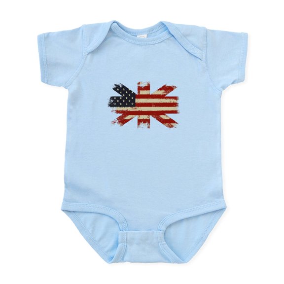 CafePress - Freedom United Body Suit - Baby Light Bodysuit, Size Newborn - 24 Months