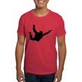 thumbnail image 1 of CafePress - Freefall Silhouette 2 (Black) T Shirt - Men's Classic Graphic Cotton T-Shirt, 1 of 4