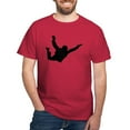 thumbnail image 1 of CafePress - Freefall Silhouette 2 (Black) T Shirt - Men's Classic Graphic Cotton T-Shirt, 1 of 4