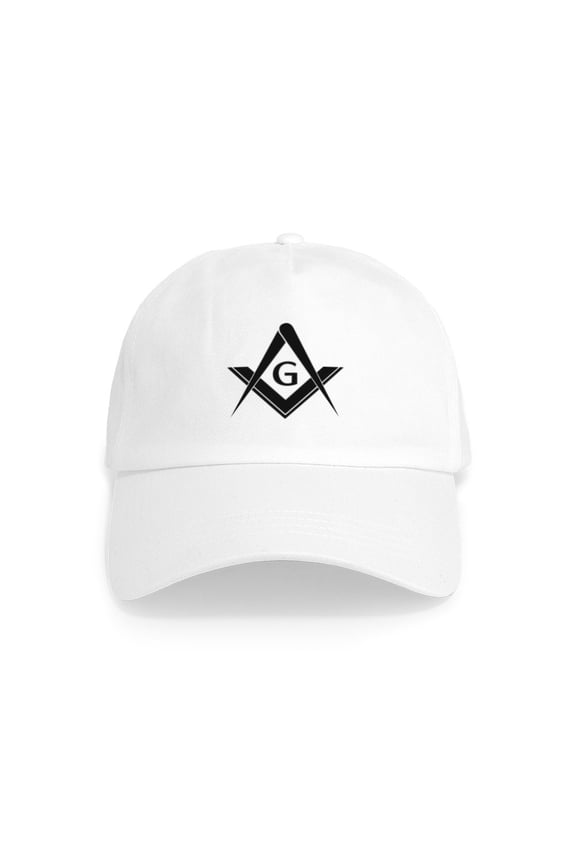 - Freemason Merchandise Cap - Adjustable 100% Brushed Unisex Casual Cotton Baseball Cap, Beige, 1