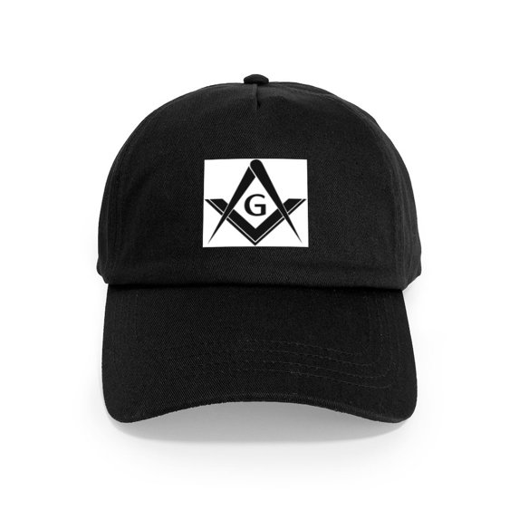 CafePress - Freemason Merchandise Cap - Adjustable 100% Brushed Unisex Casual Cotton Baseball Cap, Beige, 1