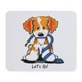 thumbnail image 1 of CafePress - French Brittany Let's Go! Mousepad - Non-slip Rubber Mousepad, Gaming Mouse Pad, 1 of 6