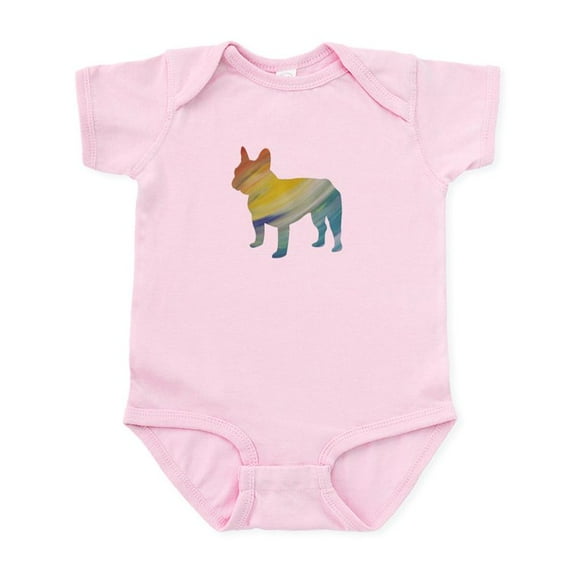 CafePress - French Bulldog Body Suit - Baby Light Bodysuit, Size Newborn - 24 Months
